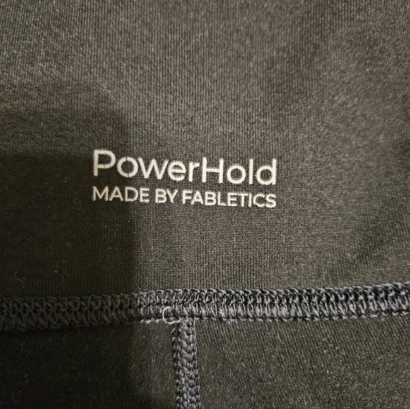 Black PowerHold Fabletics Leggings - Picture 3 of 3